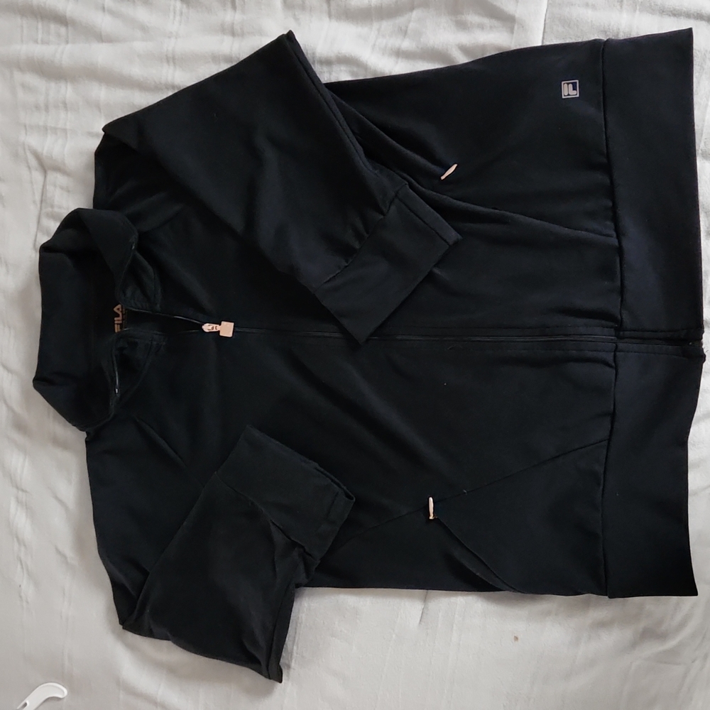 FILA Girls Zip Up 3/4 sleeves